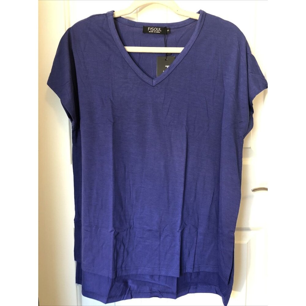 Fisoul Tee With Side Slits Size Small